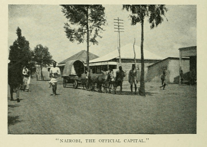 Nairobi, the official capital
pictured between 1907 and 1909